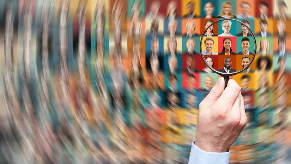 People-selection-with-magnifying-glass
